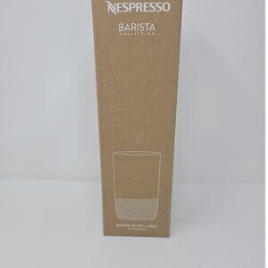 New In Box 2 Nespresso Large Barista Mixology Recipe Glasses France Big Game